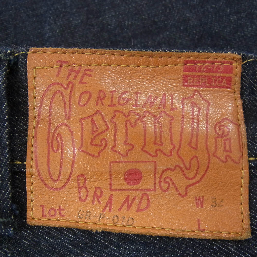 GERUGA ゲルガ GR-P-01D TIGHT STRAIGHT DENIM PANTS ボタンフライ タイト ストレート デニム パンツ インディゴブルー系 32【中古】 - Image 4