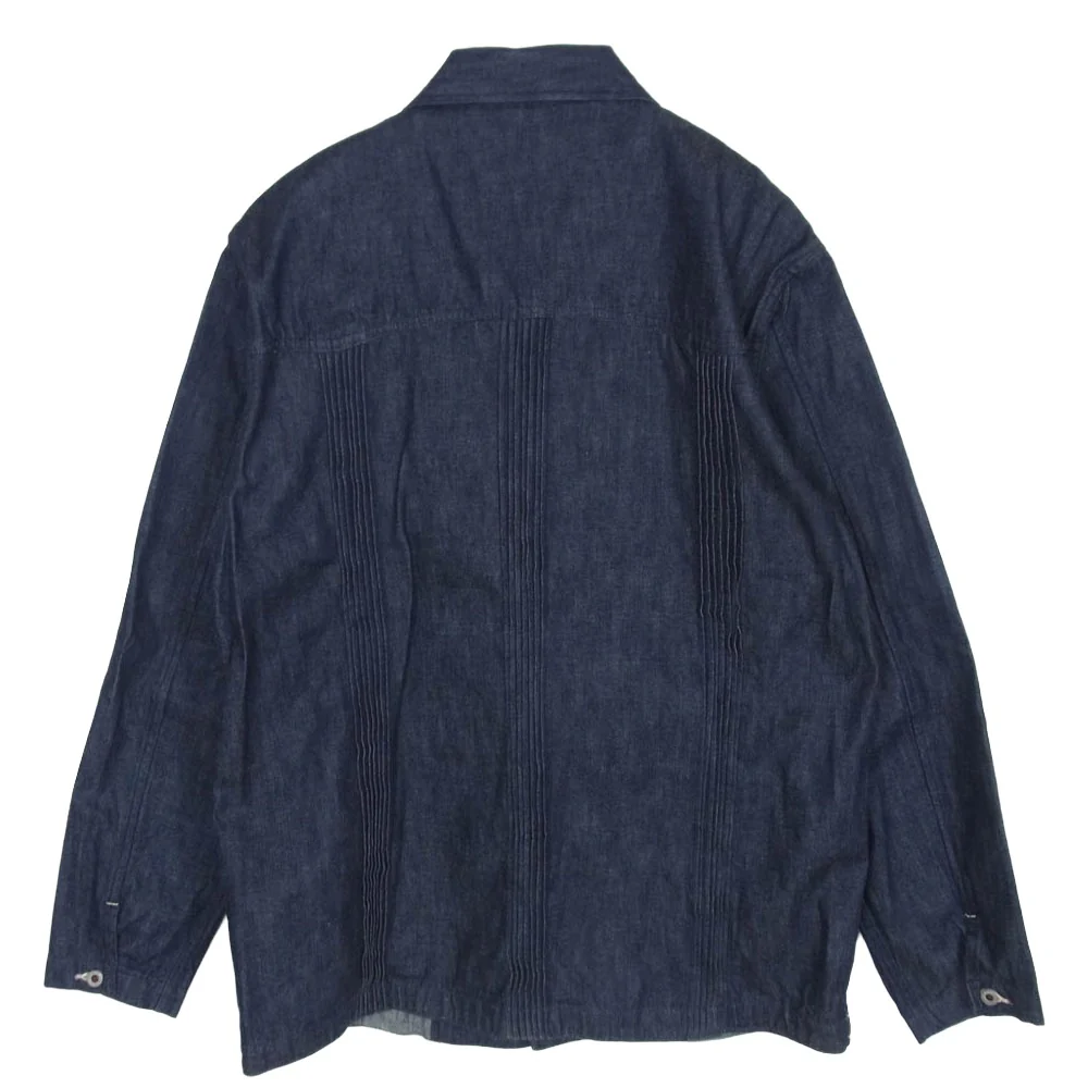 GERUGA ゲルガ GR-J-97 4P PIN TUCK JACKET ピンタック デニム ジャケット インディゴブルー系 4【中古】 - Image 2