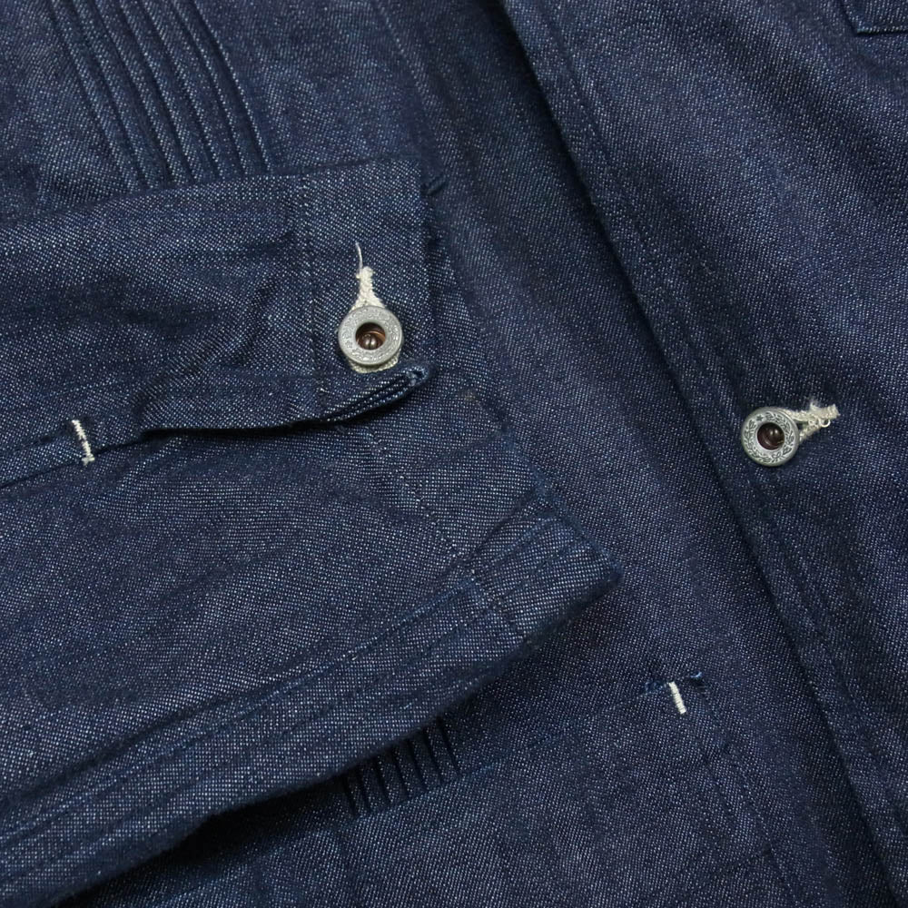 GERUGA ゲルガ GR-J-97 4P PIN TUCK JACKET ピンタック デニム ジャケット インディゴブルー系 4【中古】 - Image 4