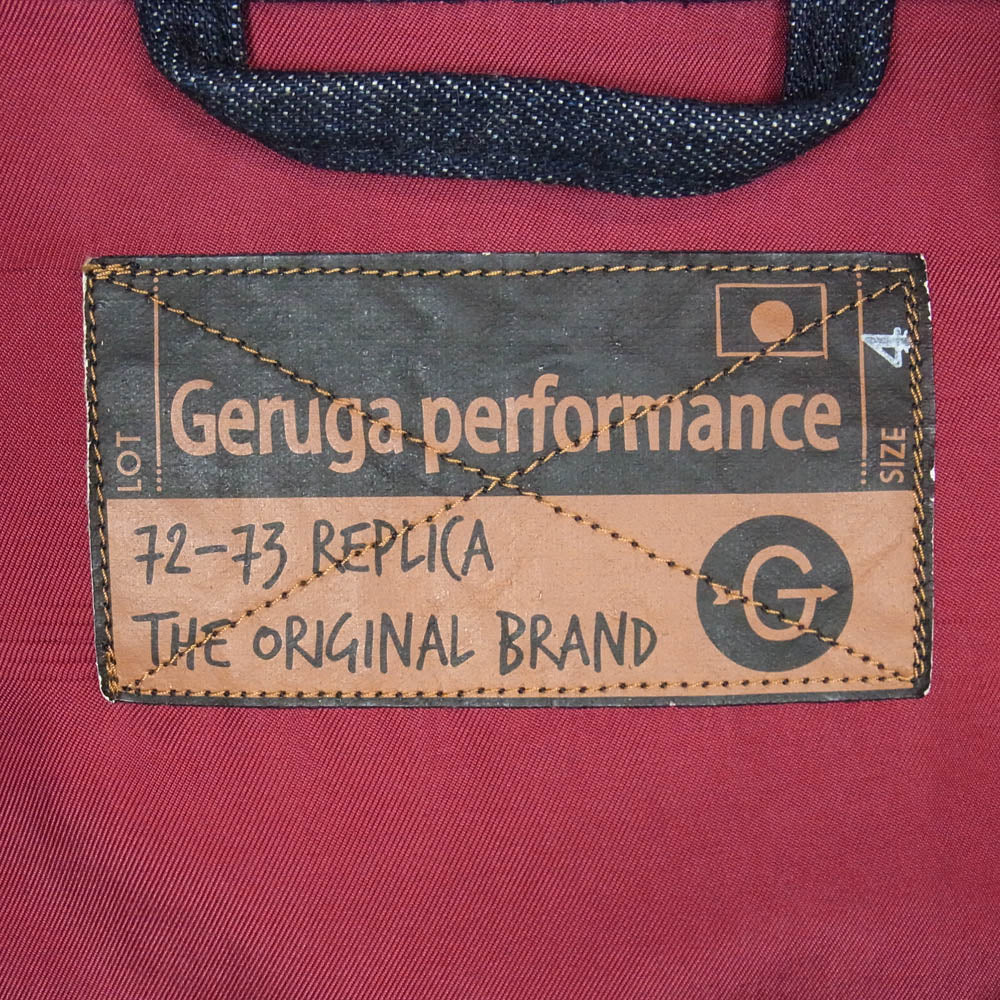 GERUGA ゲルガ GR-J-97 4P PIN TUCK JACKET ピンタック デニム ジャケット インディゴブルー系 4【中古】 - Image 5
