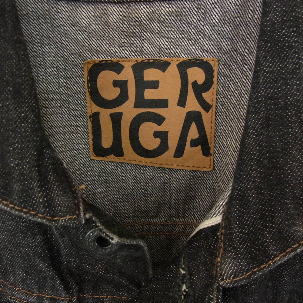 GERUGA ゲルガ GR-J-01B 1ST DENIM JACKET デニム ジャケット ブラック系 サイズ表記無【中古】 - Image 3