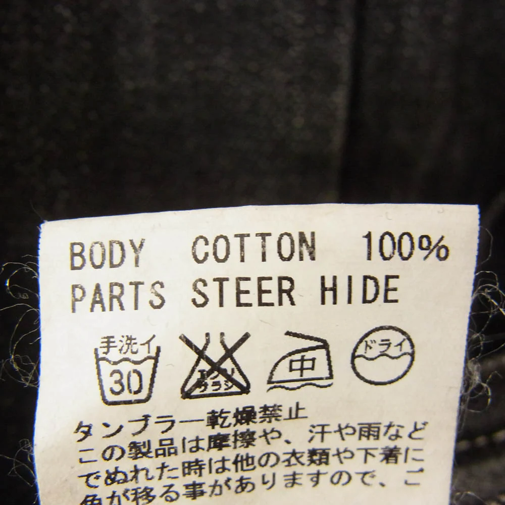 GERUGA ゲルガ GR-J-01B 1ST DENIM JACKET デニム ジャケット ブラック系 サイズ表記無【中古】 - Image 7