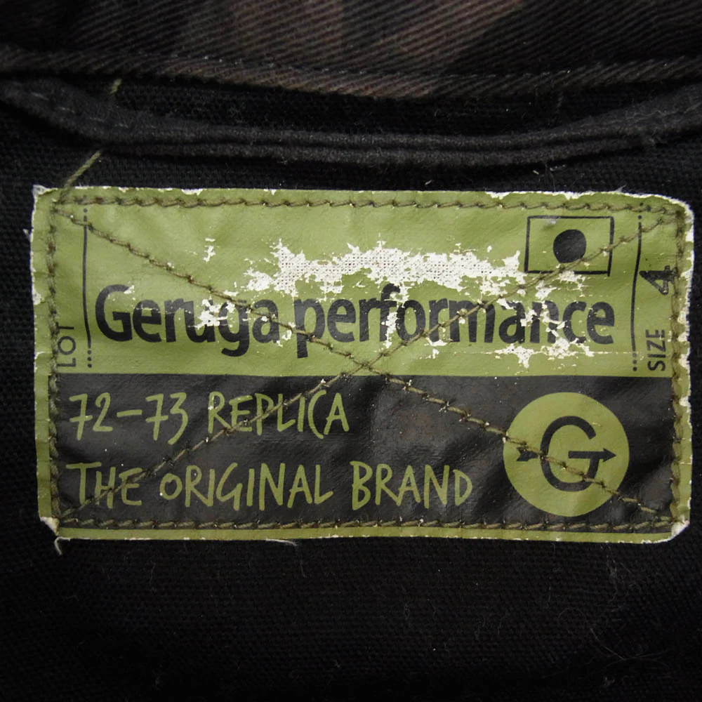 GERUGA ゲルガ GR-J-86 WIND SHELL JKT 迷彩 カモ ロゴ ミリタリー ジャケット ブラック系 4【中古】 - Image 5