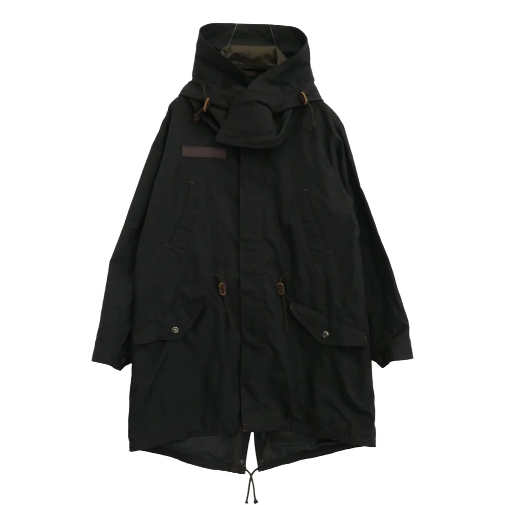 LOST CONTROL ロストコントロール L17A2-4013 Fishtail Parka フィッシュテール パーカ ジャケット モッズコート ブラック系 ブラウン系 38【中古】