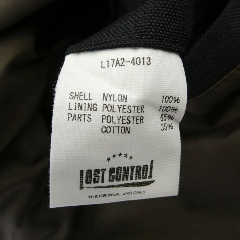 LOST CONTROL ロストコントロール L17A2-4013 Fishtail Parka フィッシュテール パーカ ジャケット モッズコート ブラック系 ブラウン系 38【中古】 - Image 7