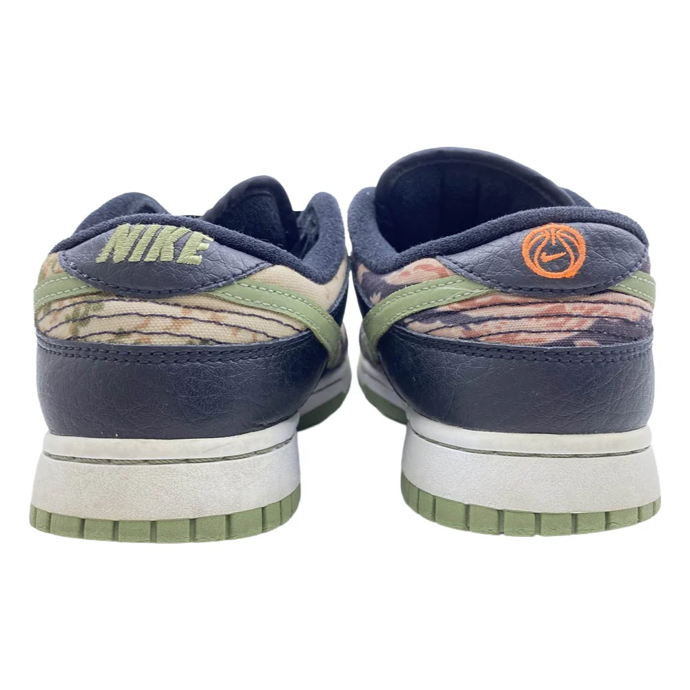 NIKE ナイキ DH0957-001 Dunk Low SE Black Multi Camo ダンク ロー SE ブラック マルチカモ ローカットスニーカー カーキ系 26cm【中古】 - Image 3