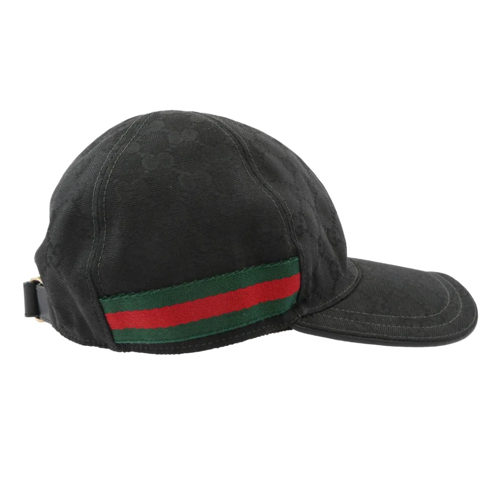GUCCI グッチ 200035 KQWBG GGキャンバス シェリーライン ベースボール キャップ 帽子 ブラック系 XL【中古】 - Image 3