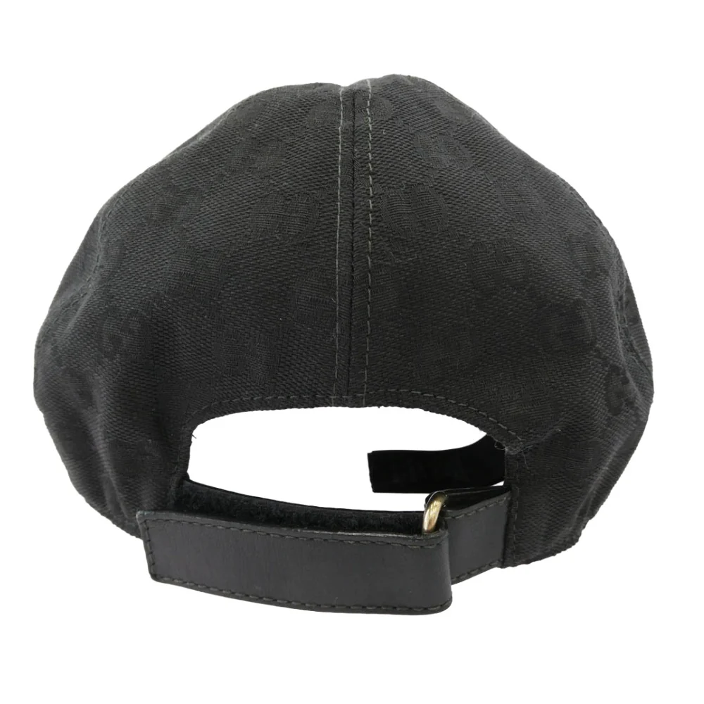 GUCCI グッチ 200035 KQWBG GGキャンバス シェリーライン ベースボール キャップ 帽子 ブラック系 XL【中古】 - Image 4