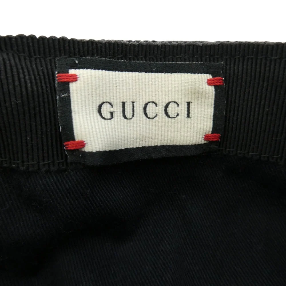 GUCCI グッチ 200035 KQWBG GGキャンバス シェリーライン ベースボール キャップ 帽子 ブラック系 XL【中古】 - Image 6