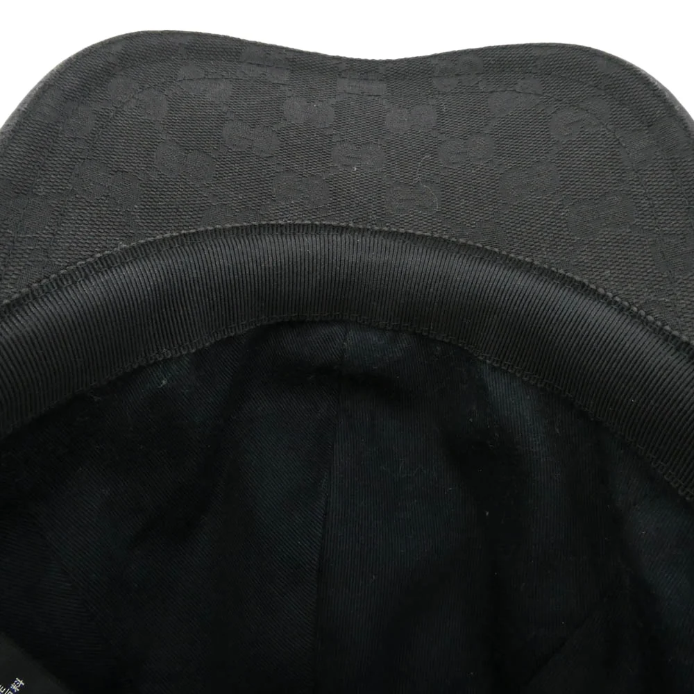 GUCCI グッチ 200035 KQWBG GGキャンバス シェリーライン ベースボール キャップ 帽子 ブラック系 XL【中古】 - Image 8