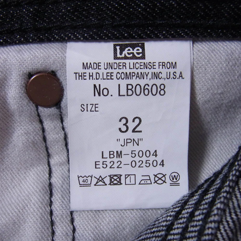 Lee リー LB0608 ×URBAN RESEARCH 別注 COWBOYPANTS ボタンフライ デニム パンツ ブラック系 32【中古】 - Image 4