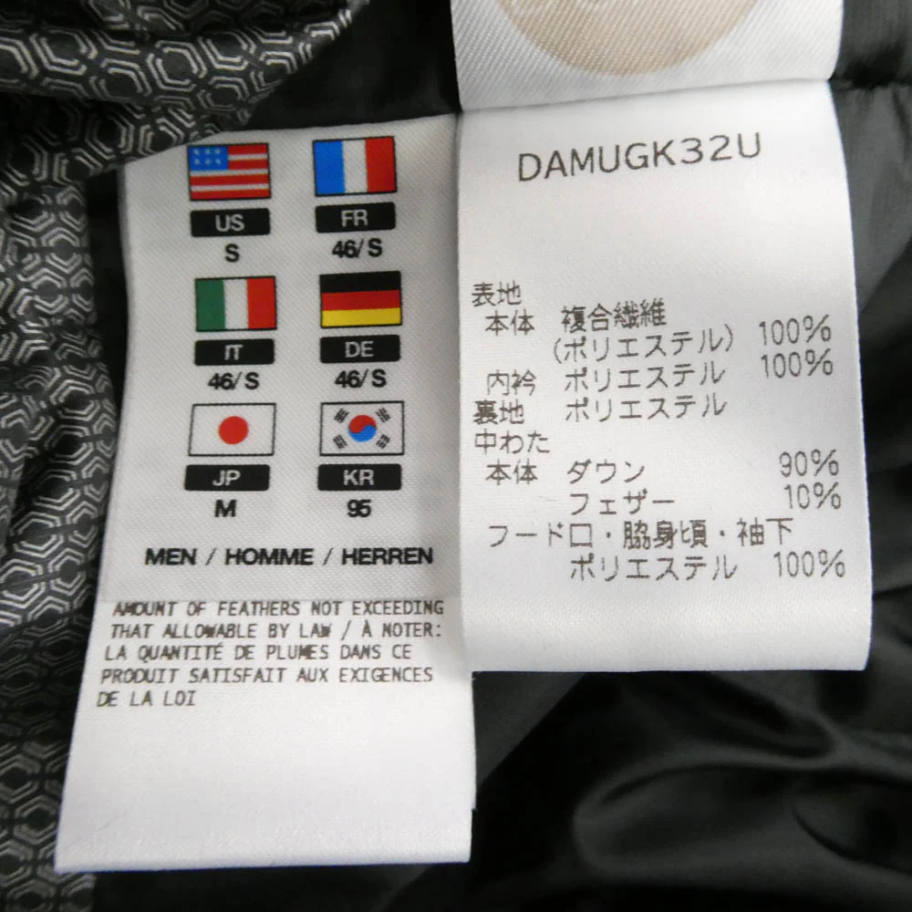 DESCENTE デサント DAMUGK32U ALLTERRAIN MIZUSAWA DOWN OVERSIZED JACKET オルテライン 水沢ダウン ダウン ジャケット ブラック系 M【中古】 - Image 6