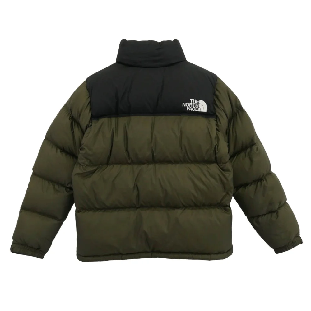 THE NORTH FACE ノースフェイス ND92335 Nuptse Jacket ヌプシ ダウン ジャケット カーキ系 ブラック系 S【中古】 - Image 2