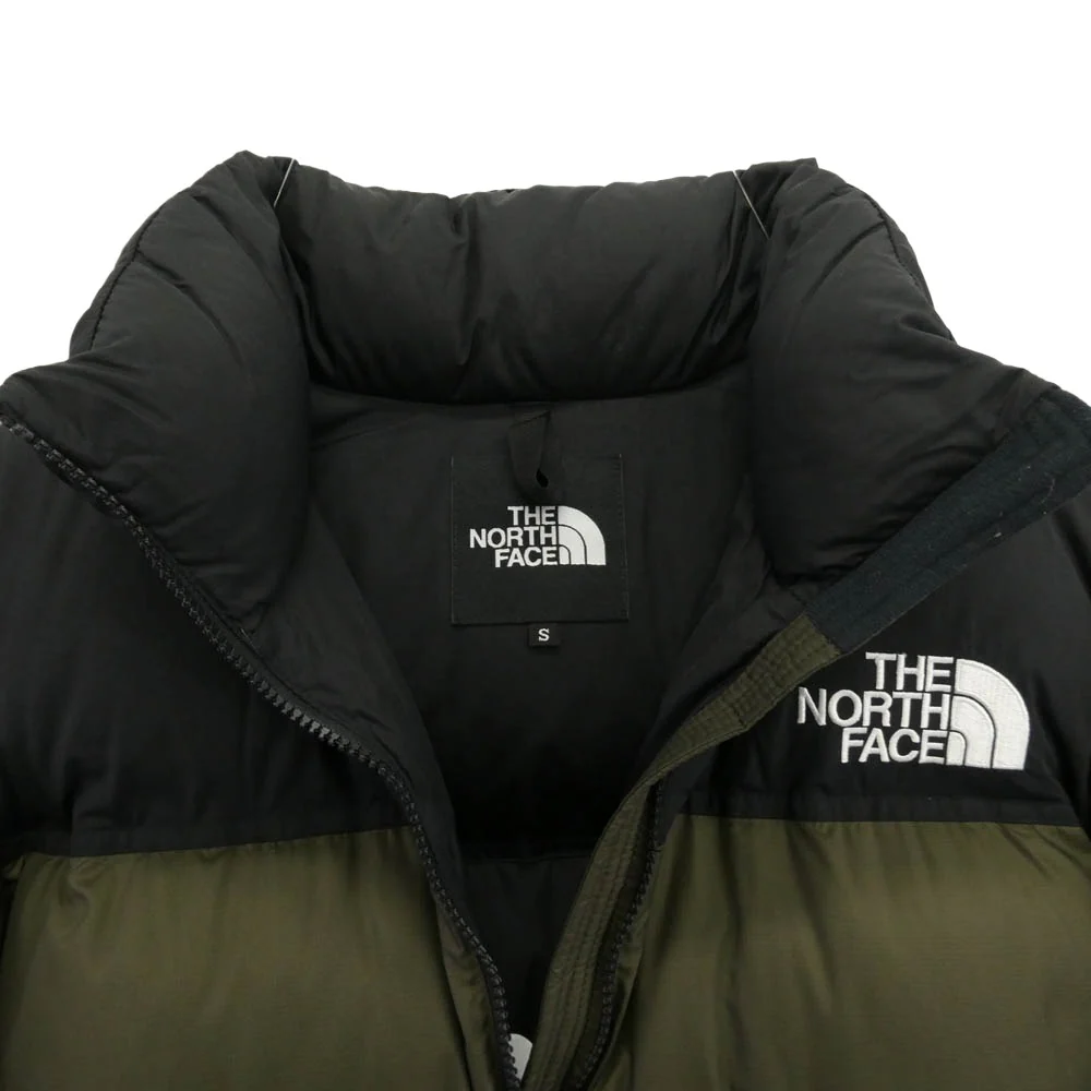 THE NORTH FACE ノースフェイス ND92335 Nuptse Jacket ヌプシ ダウン ジャケット カーキ系 ブラック系 S【中古】 - Image 3