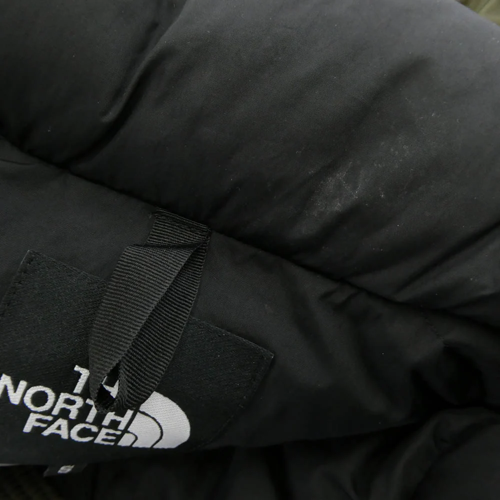THE NORTH FACE ノースフェイス ND92335 Nuptse Jacket ヌプシ ダウン ジャケット カーキ系 ブラック系 S【中古】 - Image 7
