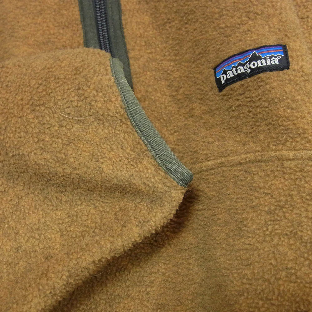 patagonia パタゴニア 25735 01年製 メキシコ製 マースピアル ハーフジップ シンチラ フリース プルオーバージャケット ブラウン系 M【中古】 - Image 4