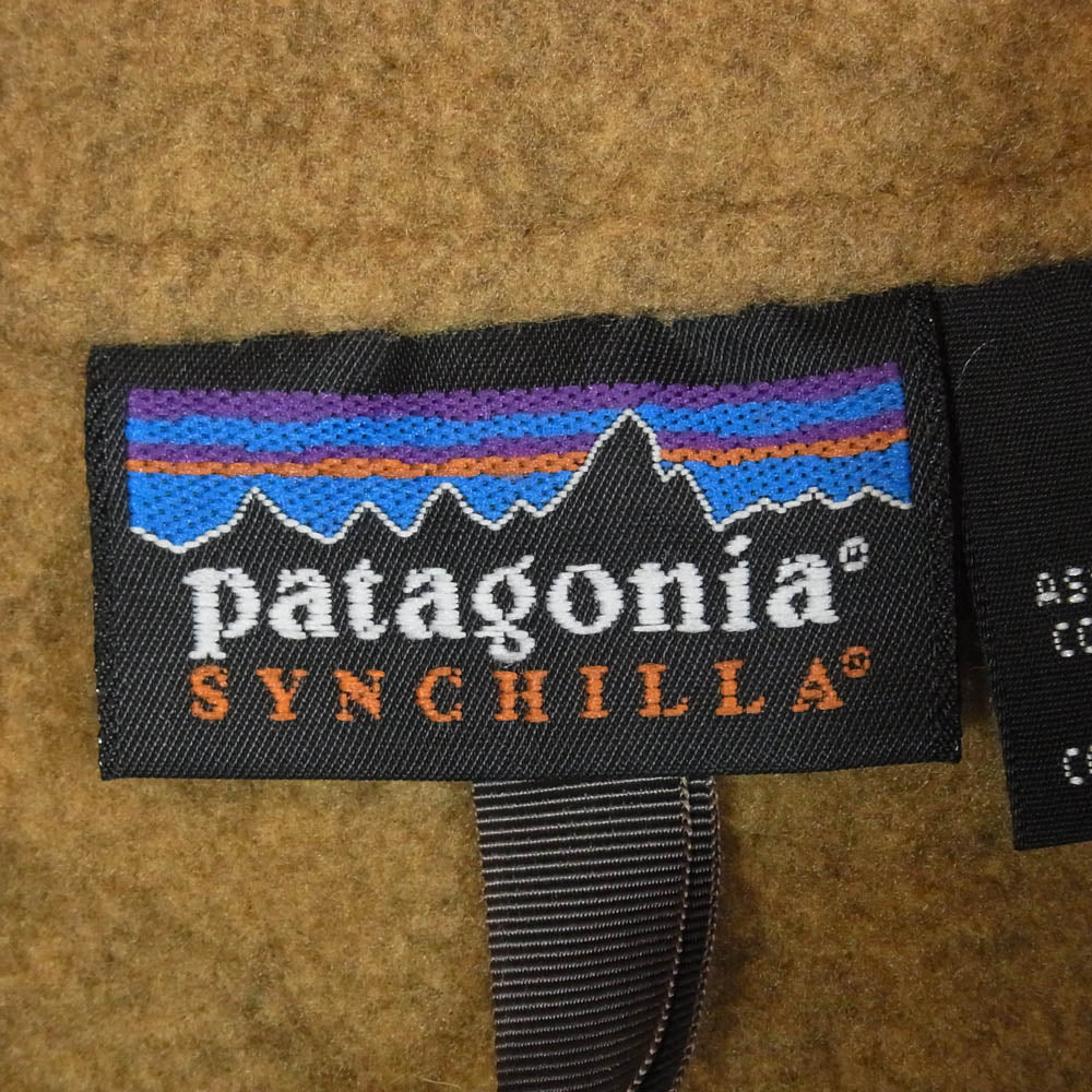 patagonia パタゴニア 25735 01年製 メキシコ製 マースピアル ハーフジップ シンチラ フリース プルオーバージャケット ブラウン系 M【中古】 - Image 5