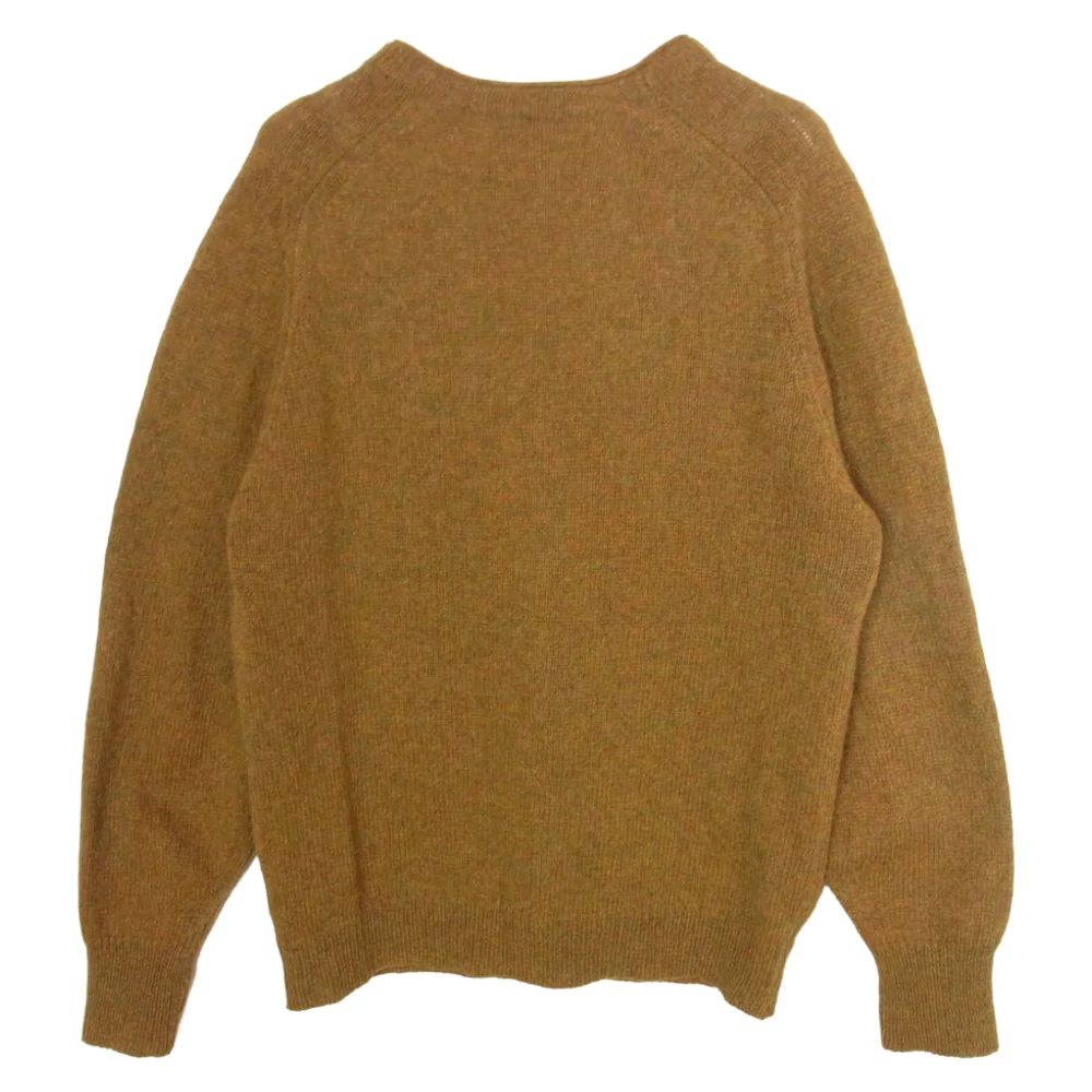 ジャンセン 60s ヴィンテージ USA製 tumblespun ミックスウール ニット カーディガン ブラウン系 M【中古】 - Image 2
