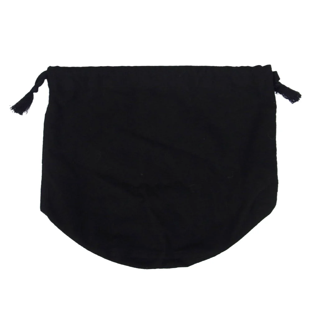 COMOLI コモリ 25AW C03-07008 コットンネル ポーチ 巾着 ドローストリング バッグ ブラック系【中古】