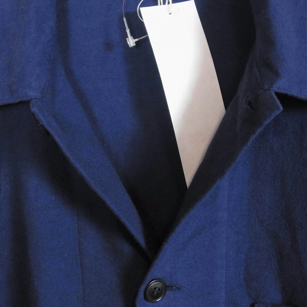 COMOLI コモリ 22AW W03-01019 コットンネル ワークジャケット カバーオール ROYAL BLUE 2【中古】 - Image 3