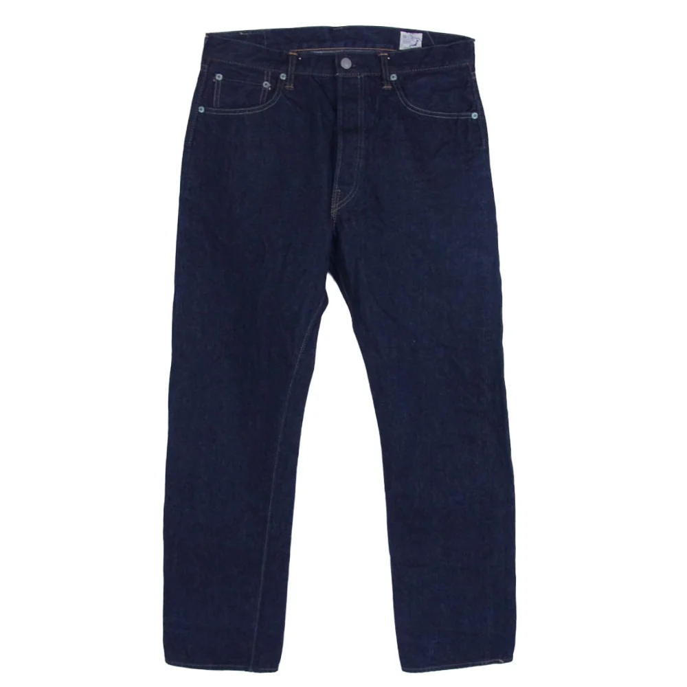 orSlow オアスロウ 105 ボタンフライ ジーンズ デニム パンツ インディゴブルー系 M【中古】