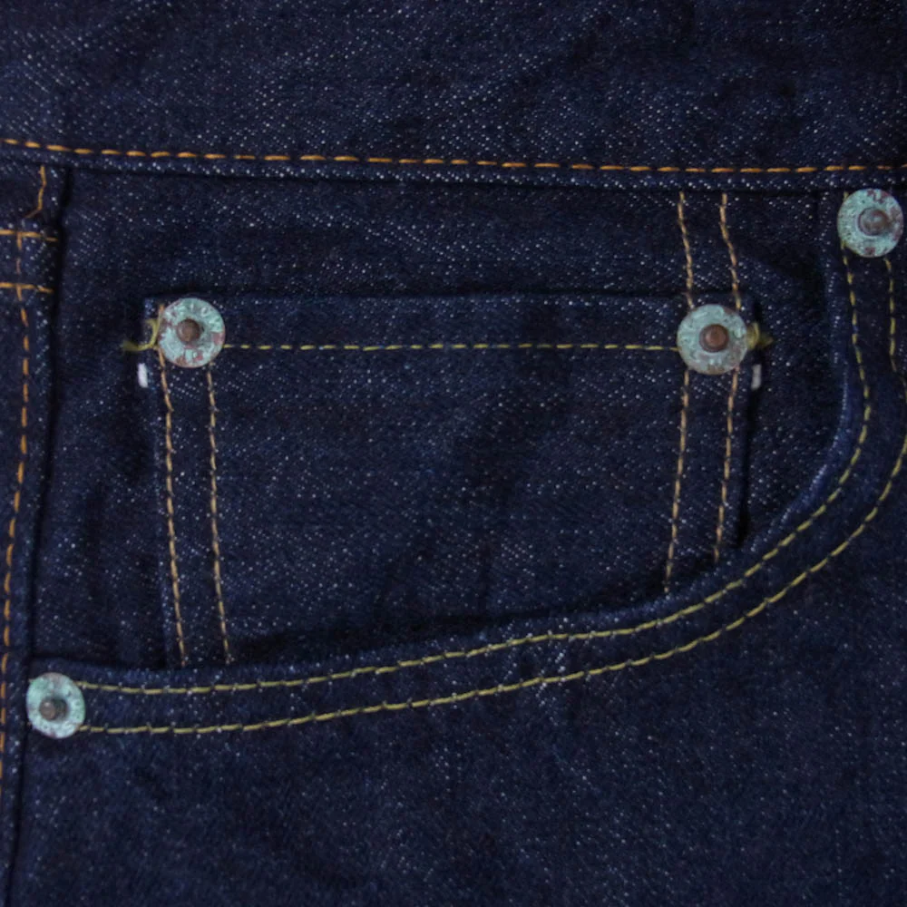 orSlow オアスロウ 105 ボタンフライ ジーンズ デニム パンツ インディゴブルー系 M【中古】 - Image 6
