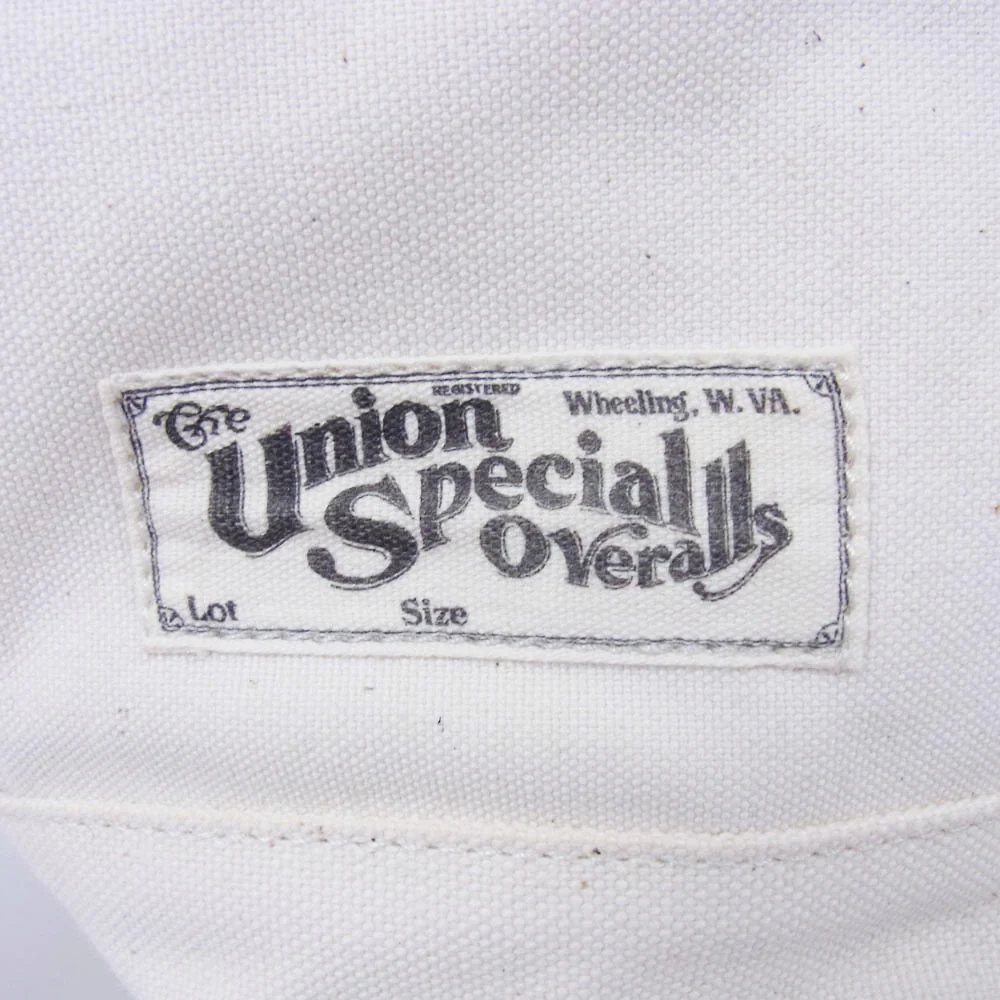 FREEWHEELERS フリーホイーラーズ UNION SPECIAL OVERALLS ユニオン スペシャル オーバーオールズ RATTLER ラトラー キャンバス ショルダーバッグ トートバッグ ベージュ系【中古】 - Image 7