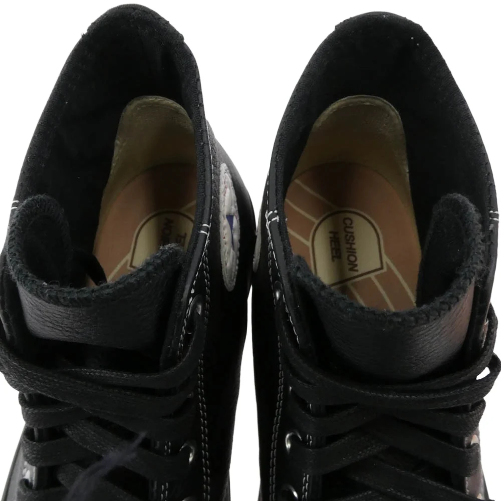 CONVERSE コンバース 1AD812 ADDICT アディクト CHUCK TAYLOR LEATHER HI チャックテイラー レザー ハイカット スニーカー ブラック系 27cm【極上美品】【中古】 - Image 5