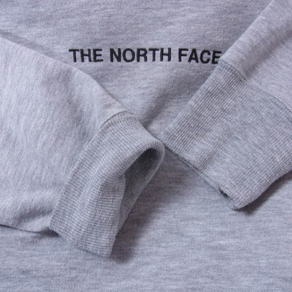 THE NORTH FACE ノースフェイス NT61710Z Hooded Sweatshirt プルオーバー フーディー パーカー グレー系 S【中古】 - Image 4