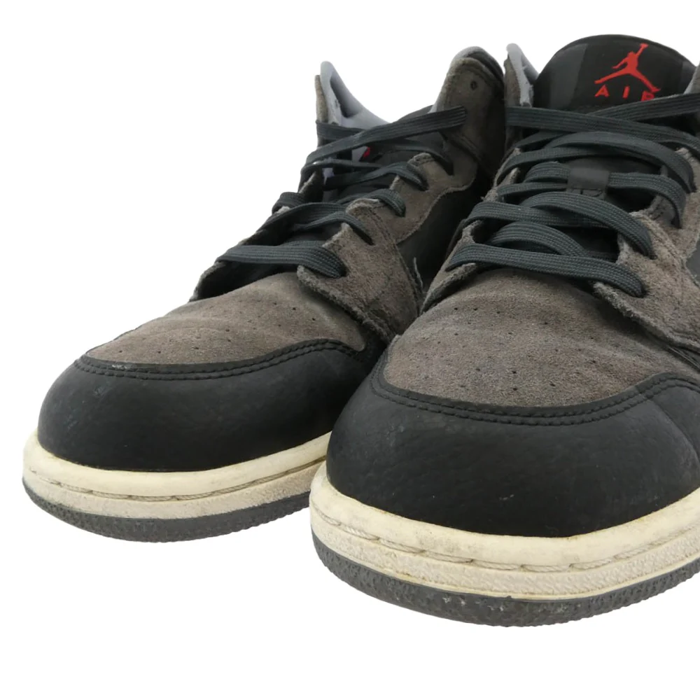 NIKE ナイキ 554725-018 AIR JORDAN 1 MID エアジョーダン ミッド スニーカー チャコール系 24.5cm【中古】 - Image 4