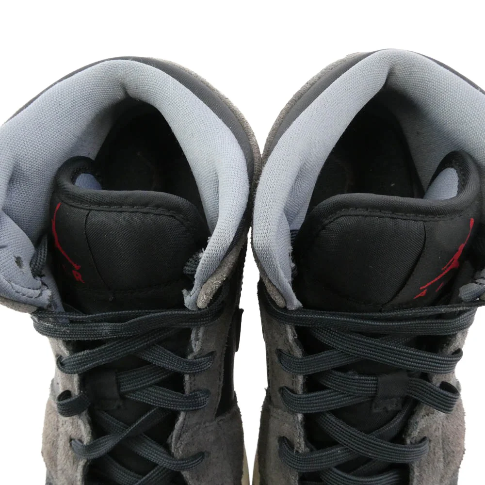 NIKE ナイキ 554725-018 AIR JORDAN 1 MID エアジョーダン ミッド スニーカー チャコール系 24.5cm【中古】 - Image 5