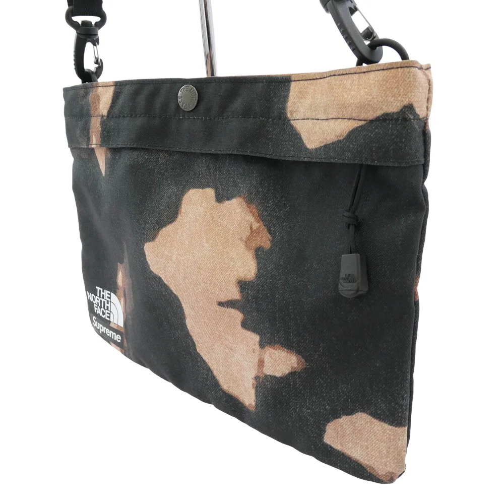 Supreme シュプリーム 21AW Bleached denim Print Shoulder Bag ブリーチド デニム プリント ショルダー バッグ ブラック系 ブラウン系【中古】 - Image 4