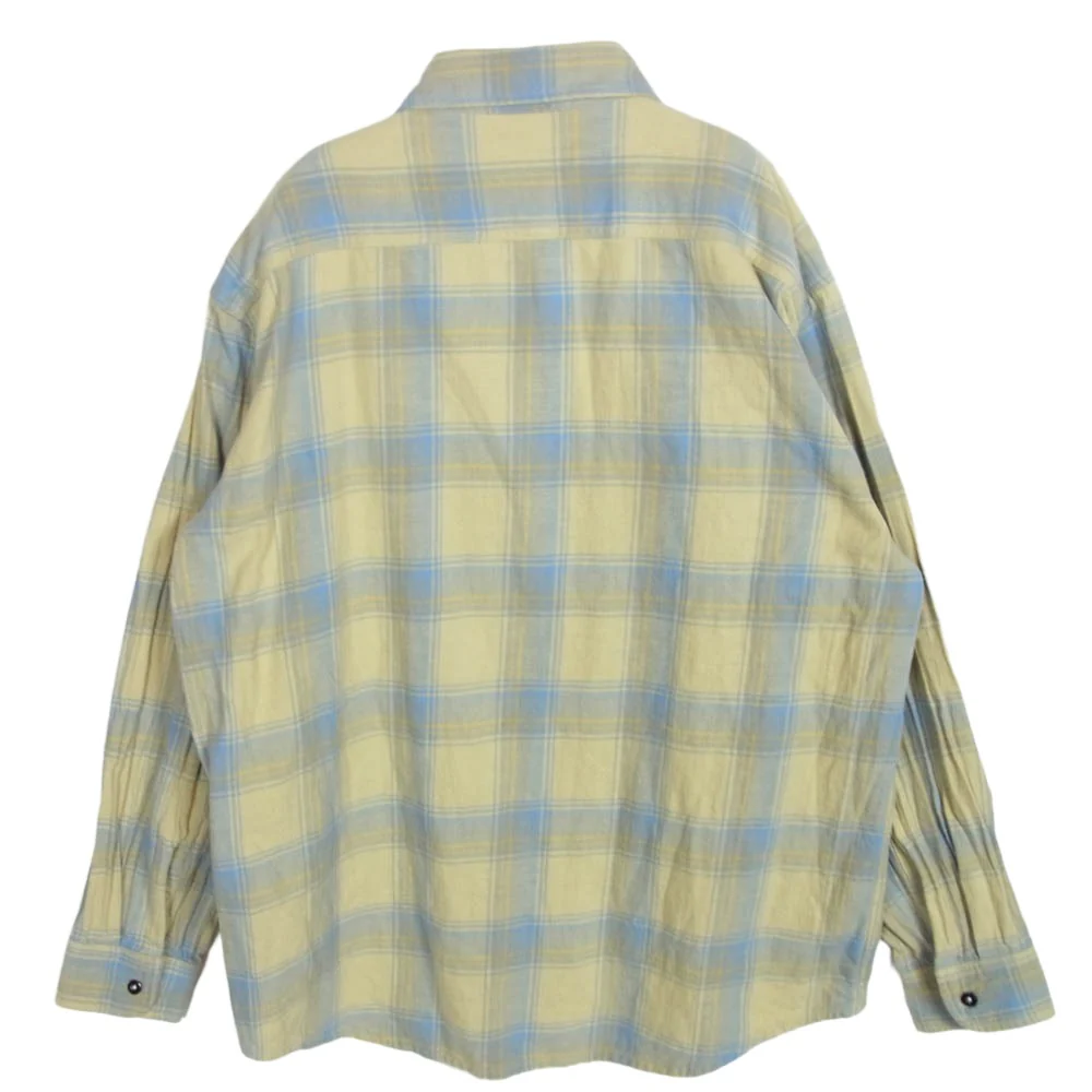 アンドファミリーズ Classic Flannel Shirts クラシック フランネル 長袖 チェック シャツ イエロー系 XL【中古】 - Image 2