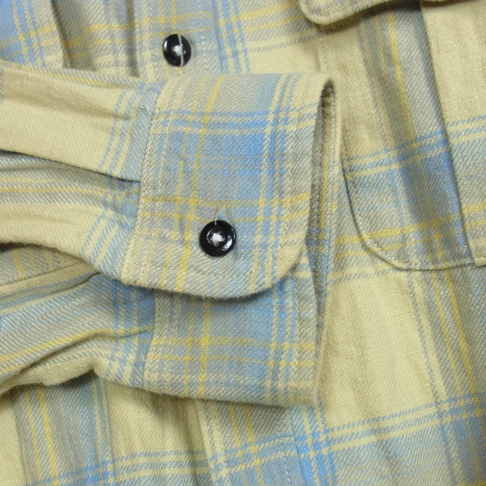 アンドファミリーズ Classic Flannel Shirts クラシック フランネル 長袖 チェック シャツ イエロー系 XL【中古】 - Image 4