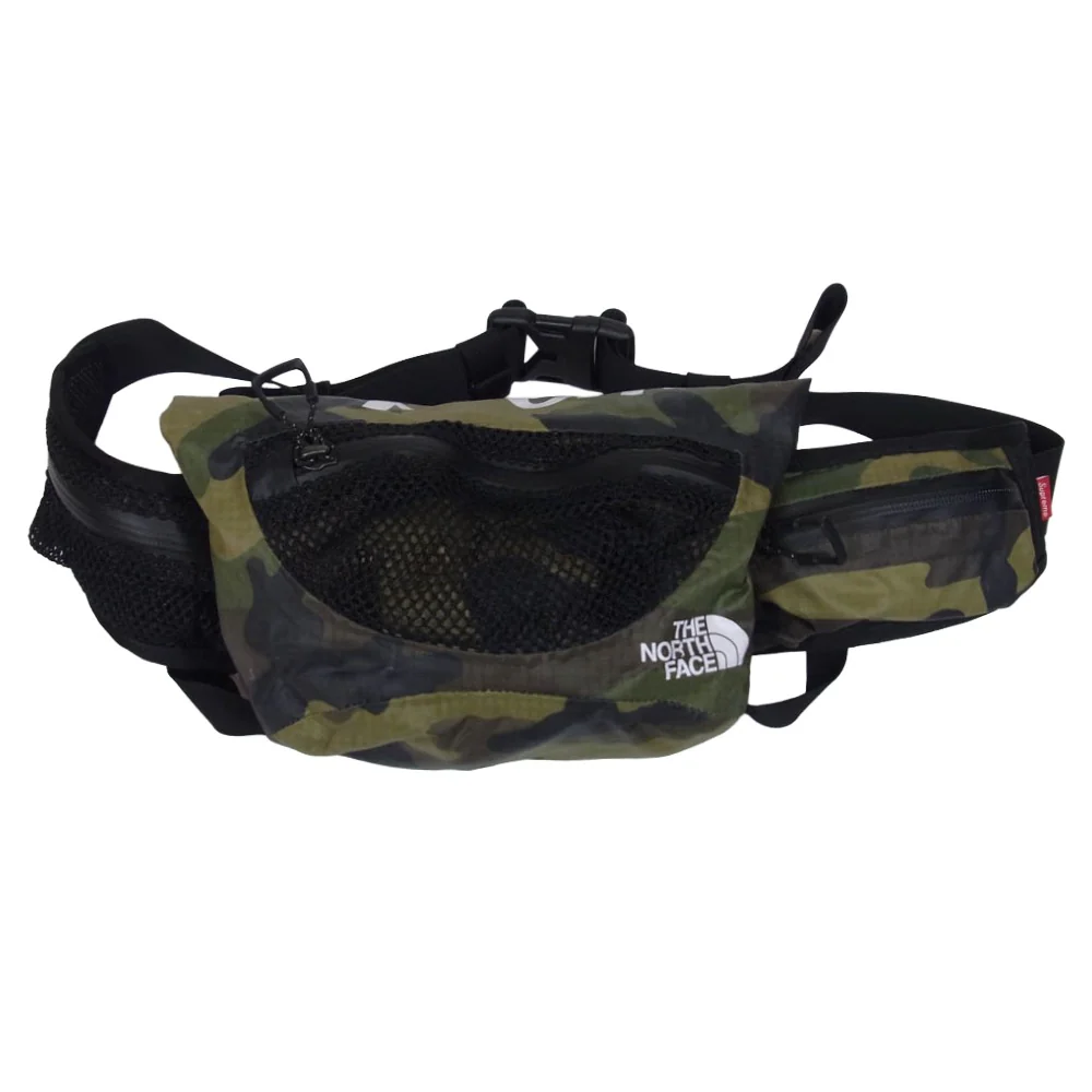 Supreme シュプリーム 17SS NF0A3G6Z Waterproof Waist Bag camo ウォータープルーフ ウエスト バッグ カモ カーキ系【中古】