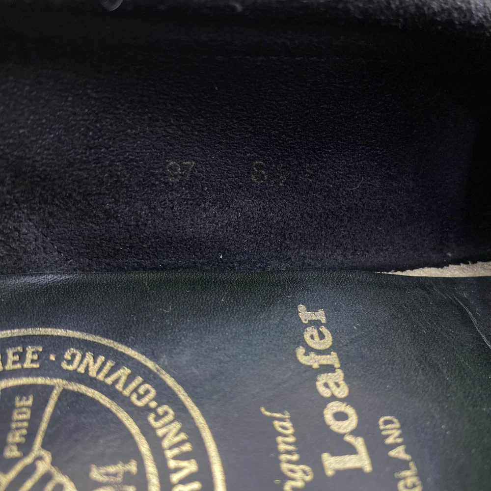 NEIGHBORHOOD ネイバーフッド × Loake ローク スエード フリンジ ビット ローファー ブラック系 8.5【中古】 - Image 7