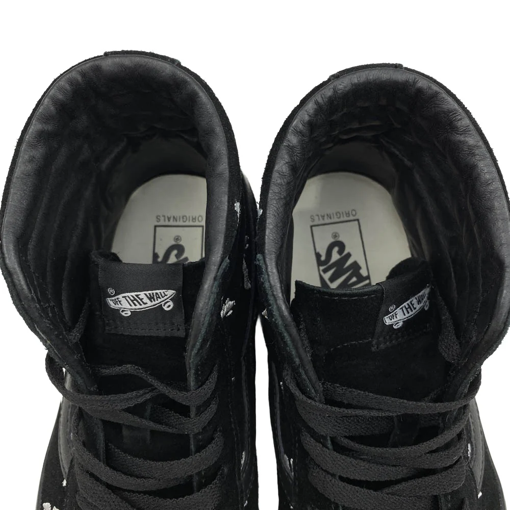 WTAPS ダブルタップス 721356 × VANS バンズ OG SK8-HI LX クロスボーン刺繍 スケートハイ ハイカットスニーカー ブラック系 28cm【中古】 - Image 5