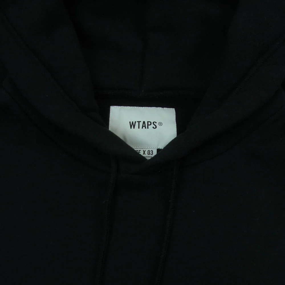 WTAPS ダブルタップス 19AW 192ATNHD-CSM03S NEIGHBORHOOD ネイバーフッド RIPPER HOODED SWEATSHIRT バックプリント プルオーバー パーカー フーディ ブラック系 03【中古】 - Image 3