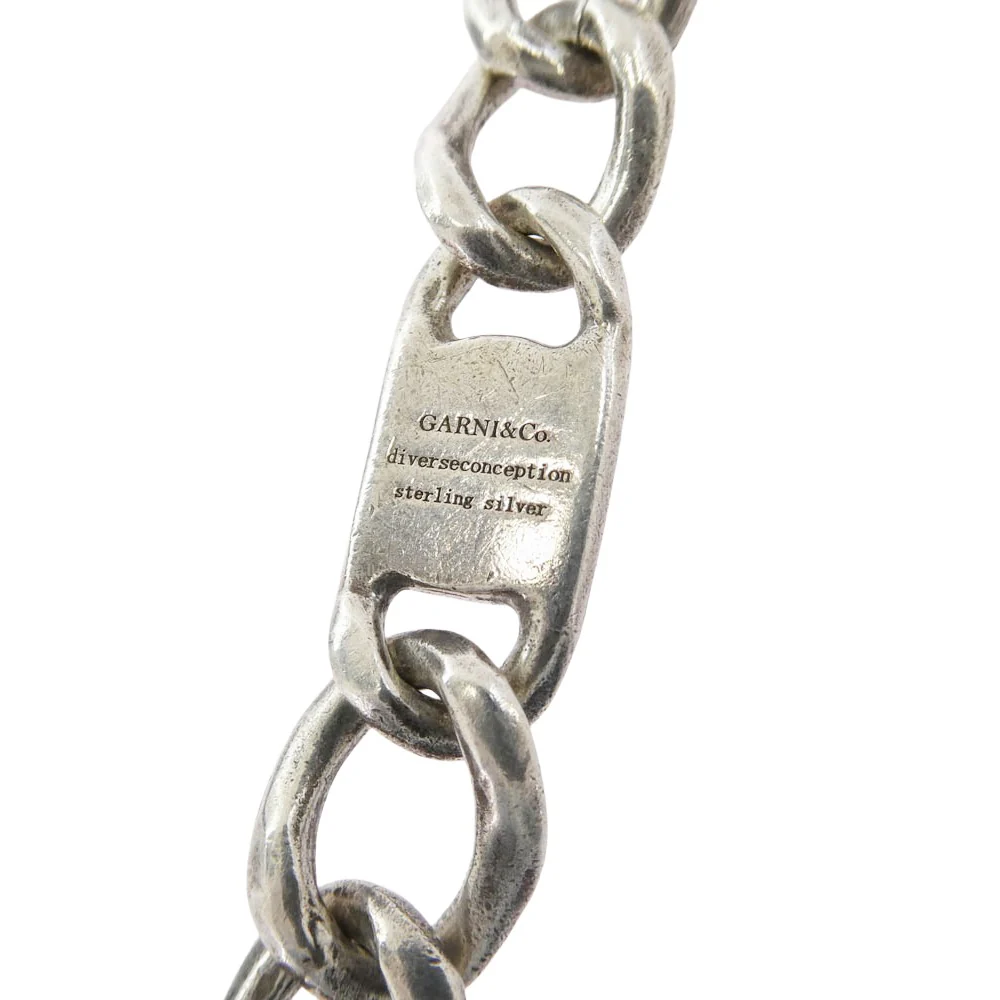 GARNI ガルニ Crack DC クロッケリー 1クリップ ウォレットチェーン シルバー系【中古】 - Image 4