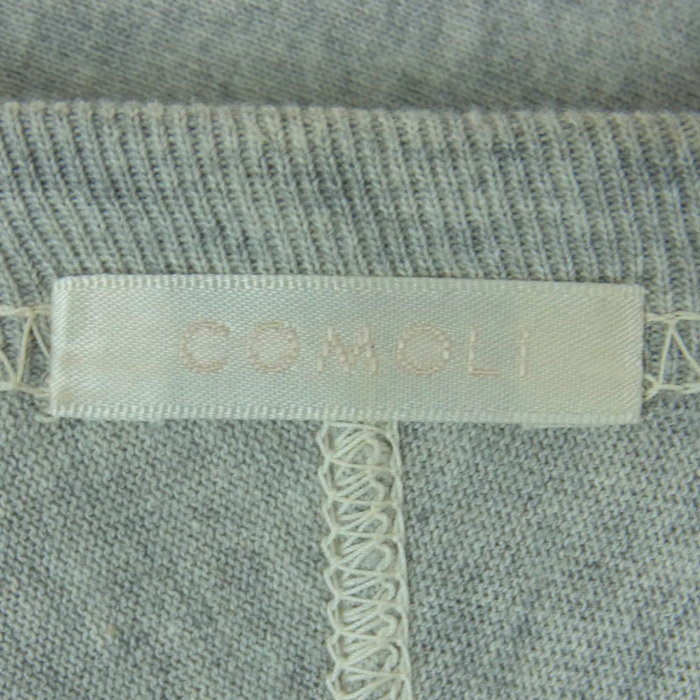 COMOLI コモリ 20AW S03-05003 フットボール 長袖 Tシャツ カットソー 日本製 グレー系 3【中古】 - Image 5