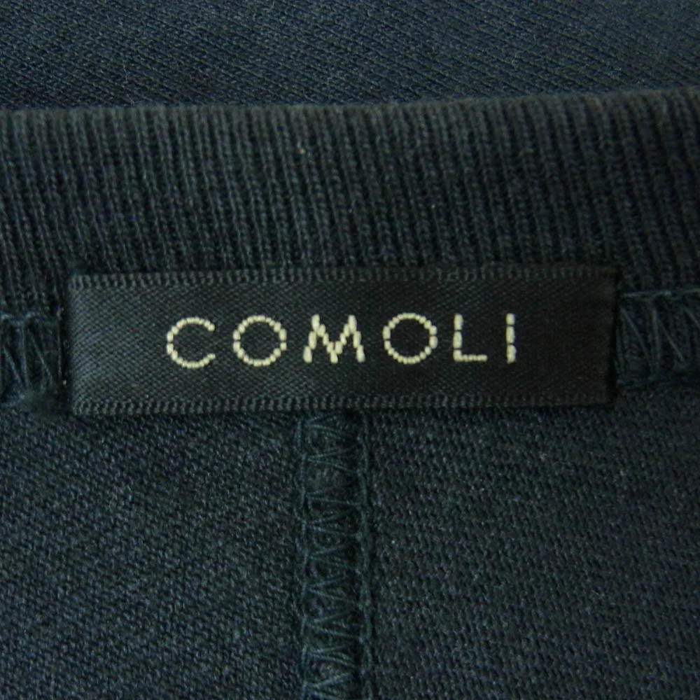 COMOLI コモリ 21SS T01-05005 フットボール 長袖 Tシャツ カットソー 日本製 ブラック系 3【中古】 - Image 5