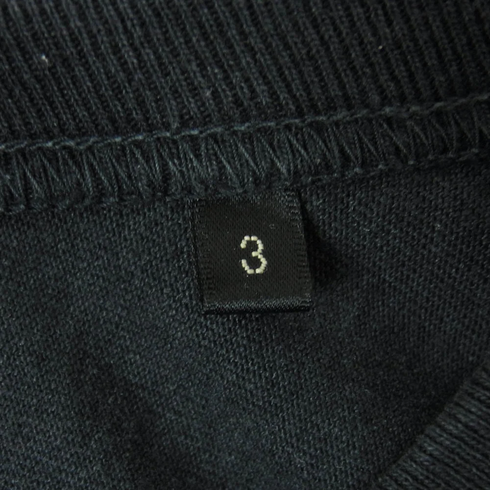 COMOLI コモリ 21SS T01-05005 フットボール 長袖 Tシャツ カットソー 日本製 ブラック系 3【中古】 - Image 6