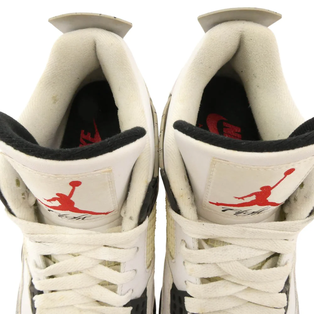 NIKE ナイキ 840606-192 Air Jordan 4 Retro White Cement (2016) エアジョーダン4 レトロ ホワイト セメント ホワイト系 26.5cm【中古】 - Image 5