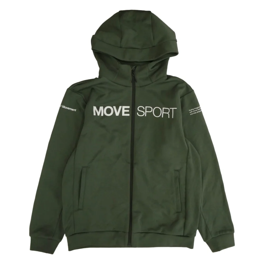 DESCENTE デサント DMMWJF24 DMMWJG24 S.F.TECH SHIELD パーカー スウェット パンツ セットアップ カーキ系 ブラック系 S【中古】 - Image 2