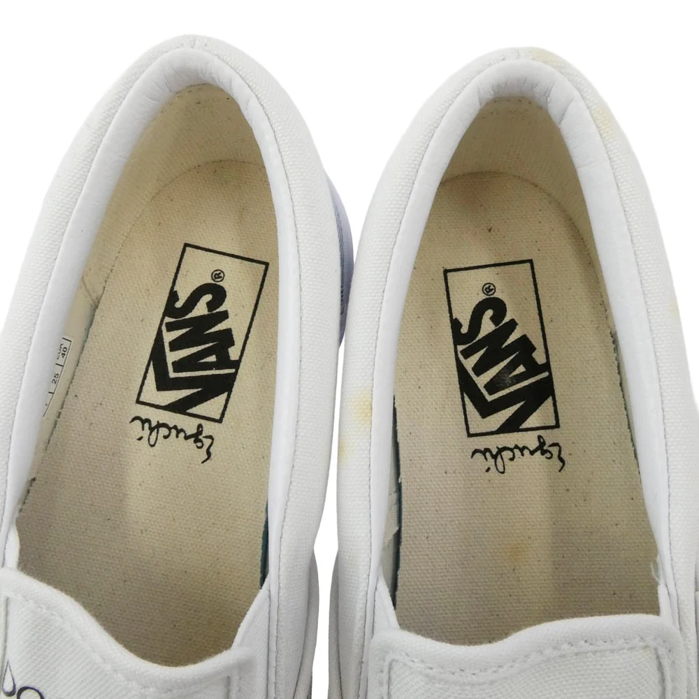 VANS バンズ ×江口寿史 V98R HIBARIKUN SLIP ON スリッポン ローカット スニーカー 25cm【中古】 - Image 5