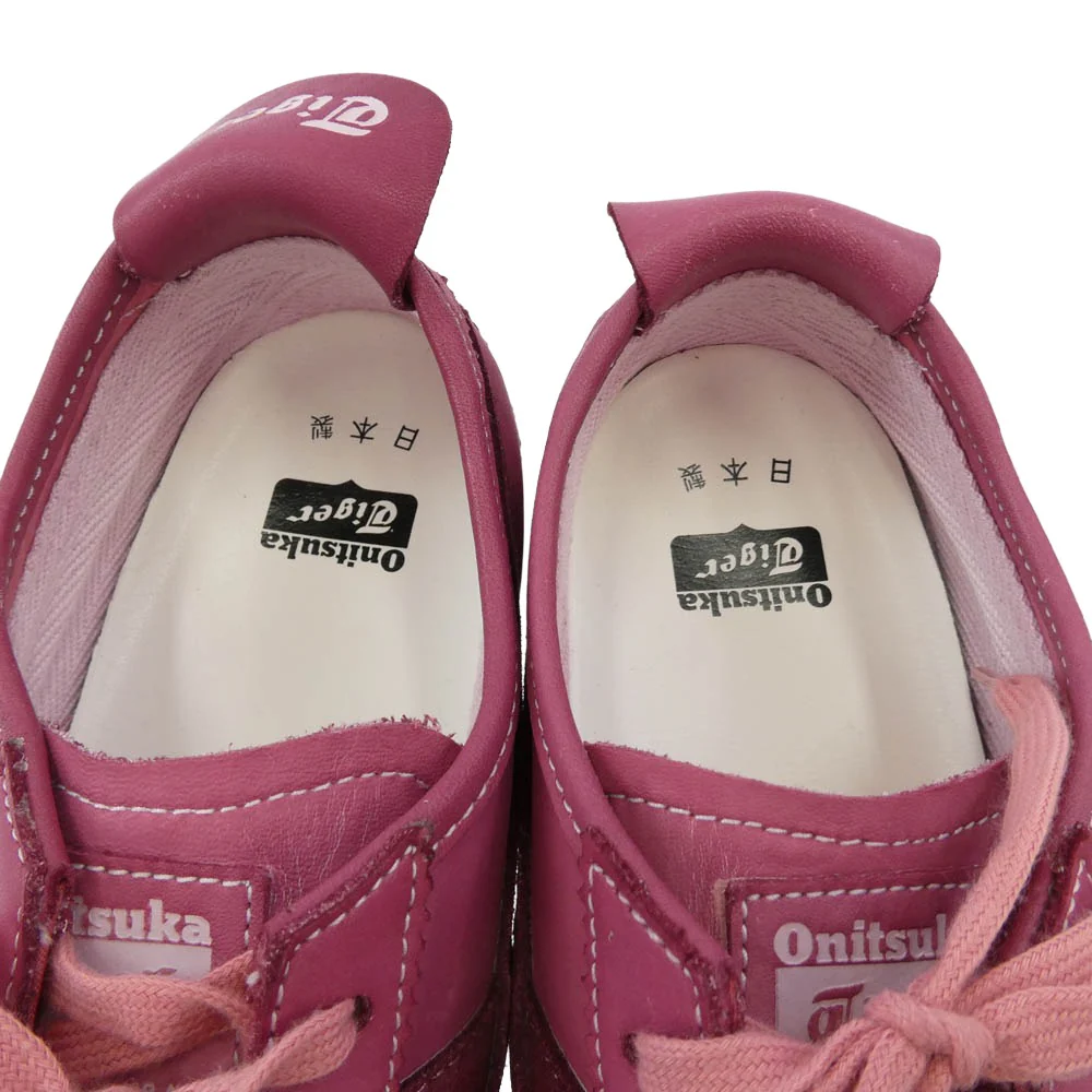 ONITSUKA TIGER オニツカタイガー 1183C407-700 NIPPON MADE Mexico 66 NM Ginger Peach Dark Cherry ローカット スニーカー ピンク系 25.5cm【極上美品】【中古】 - Image 5