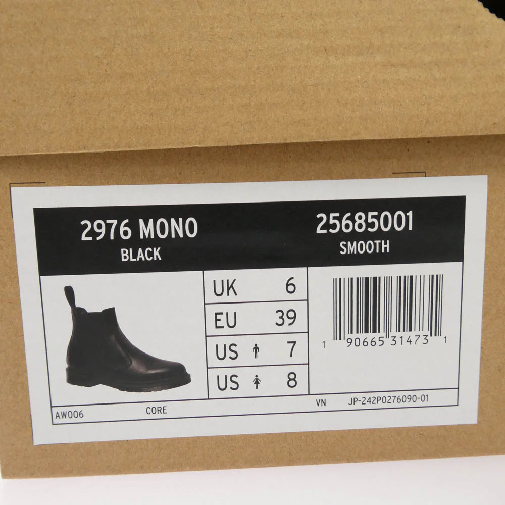 Dr.Martens ドクターマーチン 25685001 2976 MONO CHELSEA BOOT チェルシー ブーツ ブラック系 6【中古】 - Image 7