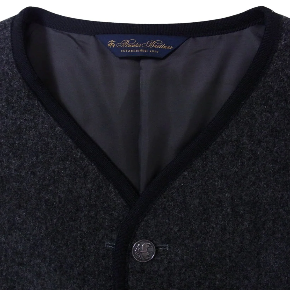 Brooks Brothers ブルックスブラザーズ 100211759 ボイルドウール リバーシブルボタン チロリアン ジャケット ダークグレー系 L【中古】 - Image 3