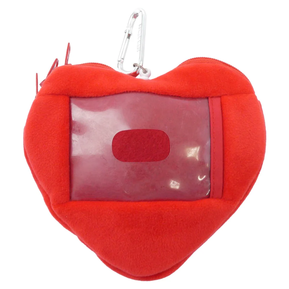 HUMAN MADE ヒューマンメイド 23SS HM25GD108 HEART PASS HOLDER ハート パス ホルダー パスケース カードケース レッド系【極上美品】【中古】 - Image 2