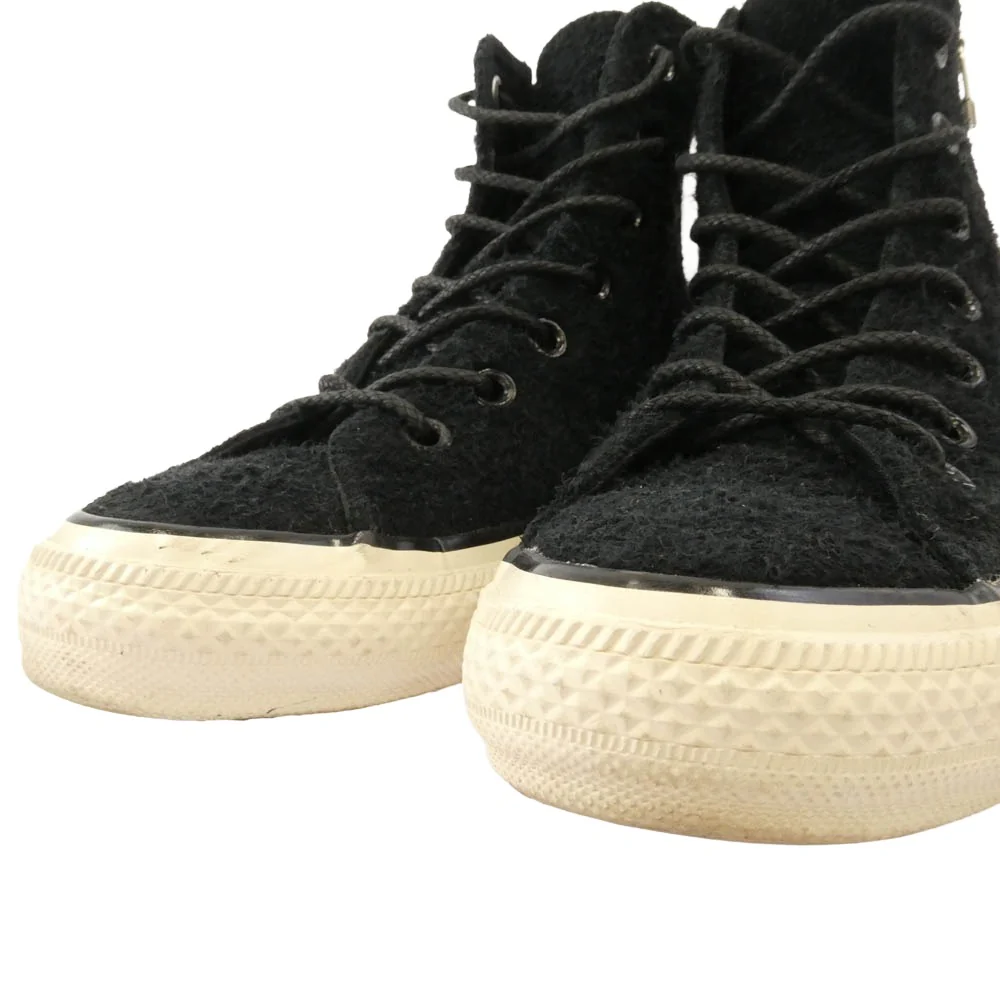 CONVERSE コンバース 1SD239 x SINME シンメ ALL STAR US Z HI サイドジップ ハイカット スニーカー ブラック系 24.5cm【中古】 - Image 4